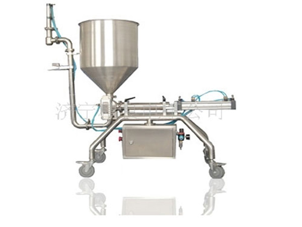 Particle slurry filling machine