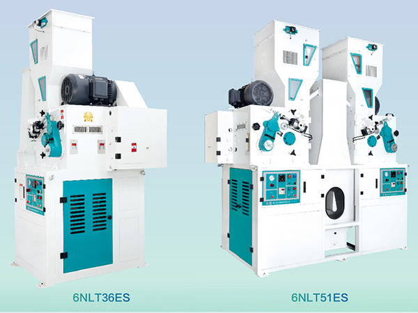 6NLT-ES series dual speed pneumatic rubber roller huller